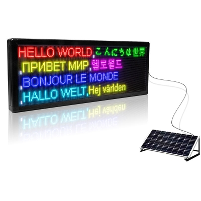 Leadleds 2 Faced Solar Energy Outdoor Led Sign