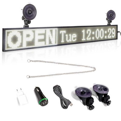 Leadleds Scrolling Auto Sign Car Rear Window Led Display for Truck Van SUV Display Personalized Sign