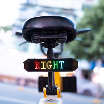 Leadleds Animation Bicycle LED Panel Scrolling Message Warning Sign App Control