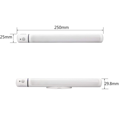 UNTCENT 5-LED Motion Sensor Light Battery Operated Closet Light With Magnetic Strip