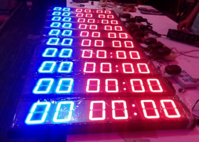 Leadleds Remote Countdown Clock Stopwatch Interval Timer for Boxing Training TABATA Fitness