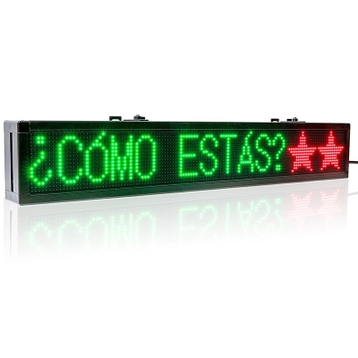 Leadleds Custom Led Sign Programmable Affordable Price, 21 x 6 in