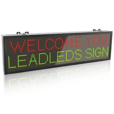 Leadleds RS232 RS485 Digital Led Display for Advertising Notice, 3 Colors