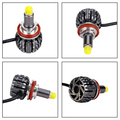 Leadleds LED Headlight Bulb All-in-One Conversion Kit 60W 6000lm 6000k