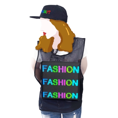 Leadleds LED Advertising Vest – Programmable Wearable LED Display for Promotions and Events