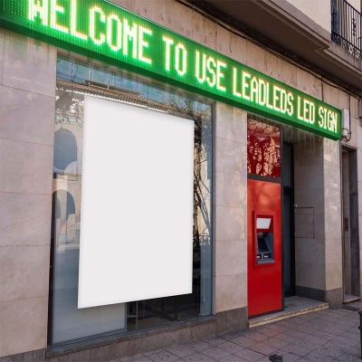 Leadleds Remote Led Sign Outdoor Waterproof 3 Colors Display