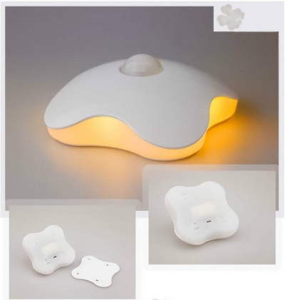 Leadleds LED Night Light Battery powered Bright Motion Sensor LED Wall Sconce Hallway Closet Lamp