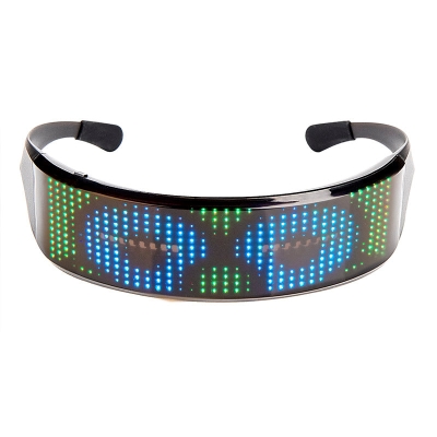Leadleds Led Glasses Party Full Color Programmable Scrolling Message Cool Display for DJ EDM Club