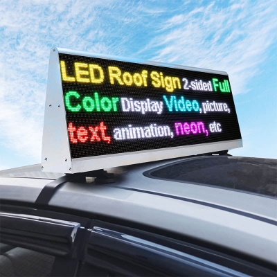 Leadleds 2 Sided Digital Car Topper Vehicles Led Panel Programmable