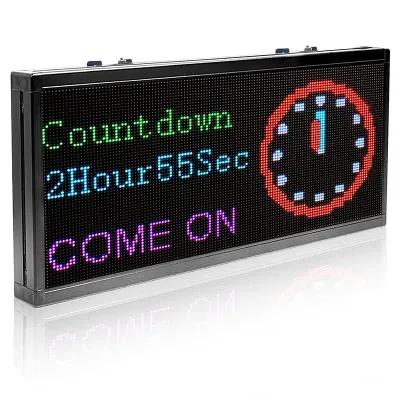 Leadleds Full Color Led Window Sign Display Video Picture Logo Countdown