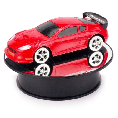 UNTCENT Display Turntable Rotating Display Stand AC Battery Operated, 20cm Mirror Top