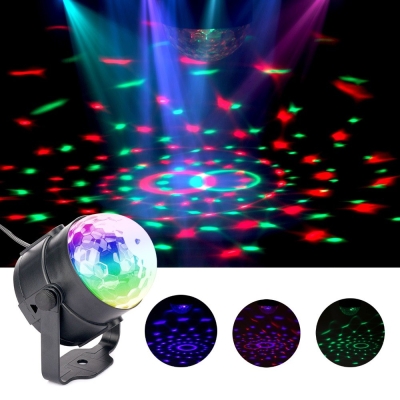 LED Stage Light 3W RGB LED Crystal Magic Ball Stage Effect Lighting Lamp Party Disco Club DJ Bar Light Show Lumiere Lamp