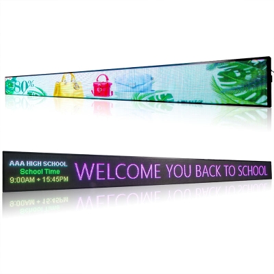 Leadleds Electronic Led Ticker Tape Display Board Digital Signage with SDK Docking Stock Market Finacial News