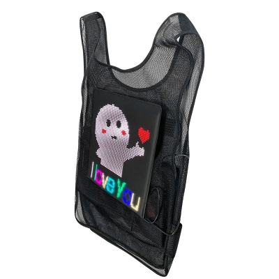 Leadleds LED Advertising Vest – Programmable Wearable LED Display for Promotions and Events
