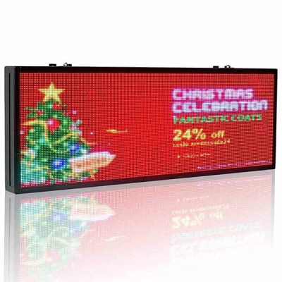 Leadleds 99cm HD Full Color LED Video Sign Board by Phone Fast Program