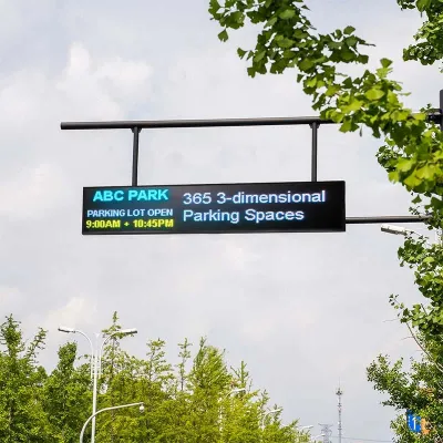 Leadleds 78 in Outdoor LED Wall Sign Full Color Display Screen Fixed Installation