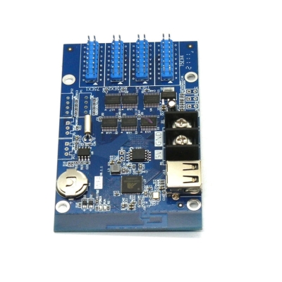 Led Control Card 1280 x 256 Pixels Full Color Controller 4 x HUB75E