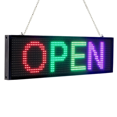 Leadleds Multicolor Electronic Signs Programmable Led Advertising Display 2 Lines Message