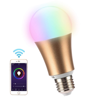 Leadleds WiFi Smart LED Light Bulb Multi-Color Dimmable Compatible with Alexa & Google Assistant