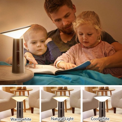 Leadleds LED Desk Lamp USB Charging Touch Sensitive Control Adjustable Brightness Reading Light