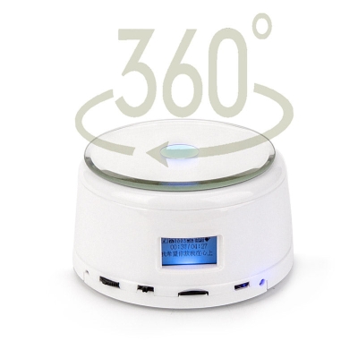 UNTCENT Display Turntables Music Box Bluetooth-compatible RGB Lamp Remote Control