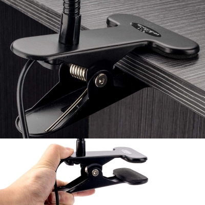 Leadleds LED Clip on Light Dimmable Reading Lights Flexible Gooesneck, USB Cord 2 Lighting Modes