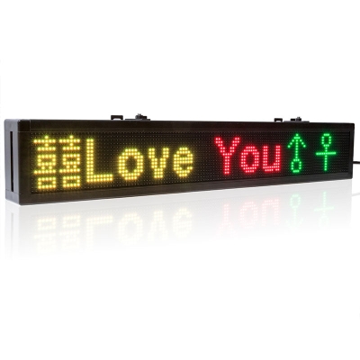 Leadleds LED Car Sign Board RS232 by Keypad Remote Control Message Display DC24V DC12V 100-240V
