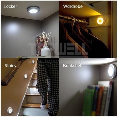 Leadleds Wireless Motion Sensor Light Led Night Light Wall Lamps Battery Opeartion