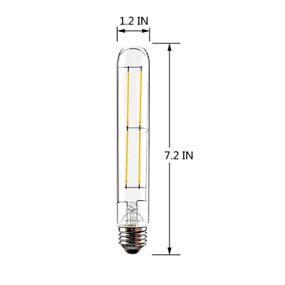 Leadleds Edison Bulb Vintage Led Night Light Dimmable 6W, Warm White