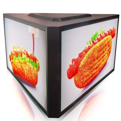 Leadleds On The Go Advertising Sign 3 sided LED Screen for Car Roof
