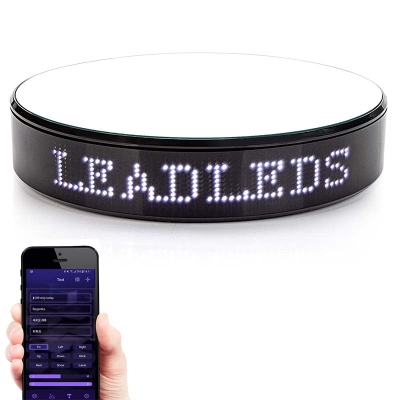 LED Screen Display Electric Rotating Stand APP Control Turntable