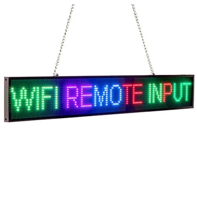 Leadleds 26in Full Color Office Signs Scrolling 7 Colors Text Images for Office School Storefront Church