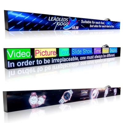 Leadleds 78 in Ultra HD Indoor Electronic Programmable Sign Advertising Display
