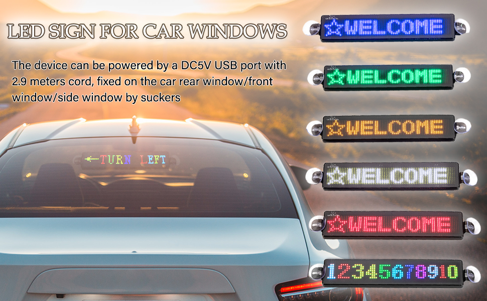 led taxi auto