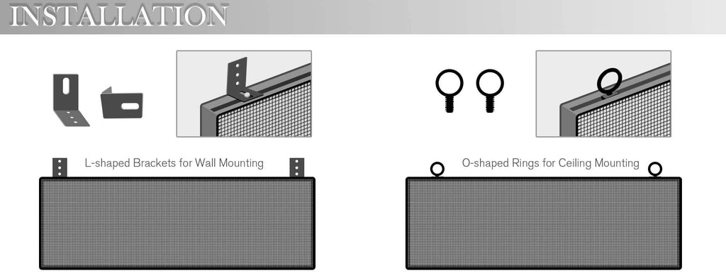 how to mount the LED signs