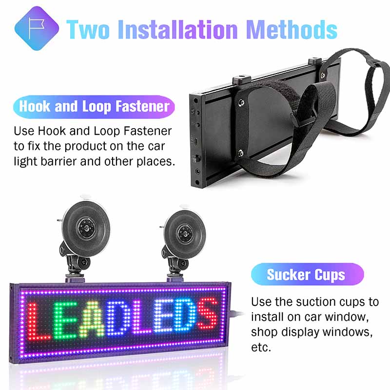 led car sign