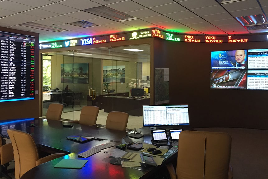 custom led ticker display