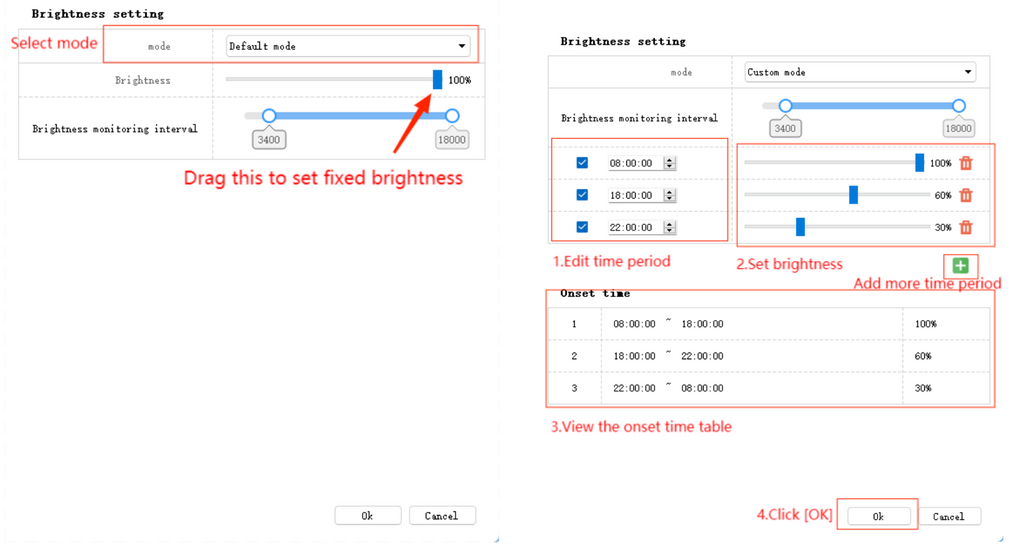 brightness adjustable