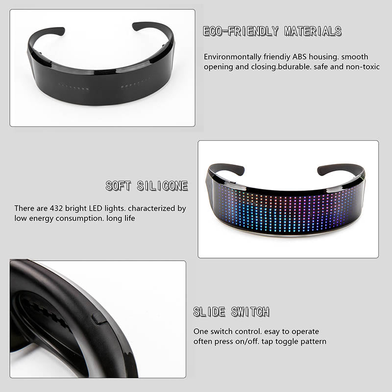 LED glasses for festivals