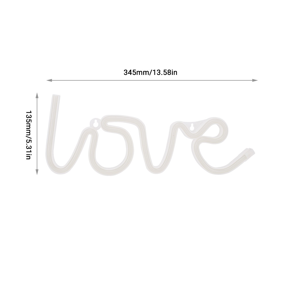 Leadleds Creative LED Neon Light Sign LOVE HEART Wedding Party Decoration Neon Lamp