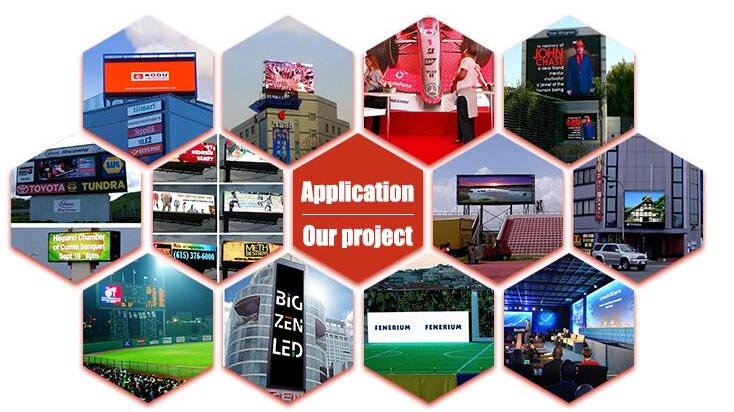 Leadleds 78 in Outdoor LED Wall Sign Full Color Display Screen Fixed Installation