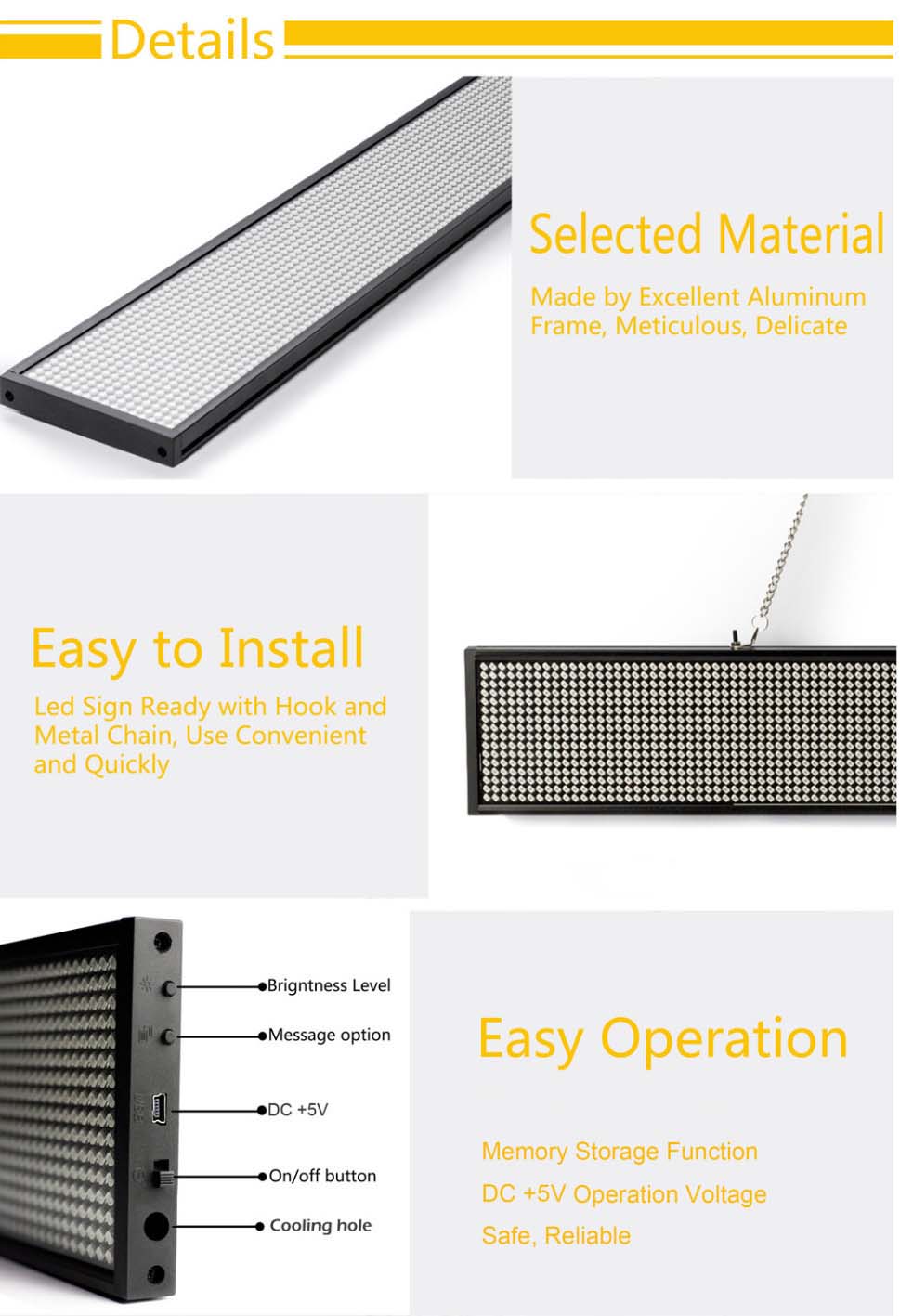 led sign lighting